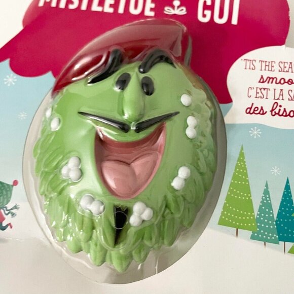 Hallmark Talking Mistletoe Motion Activated French Accent Damaged Packaging - Picture 3 of 16